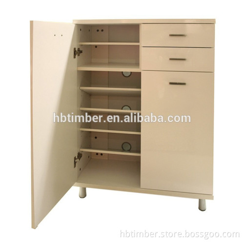 classical style solid wood shoe cabinet for furniture